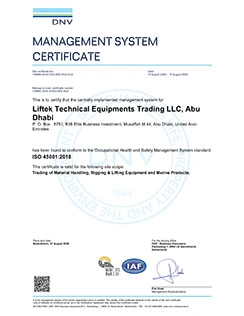 Lifting equipment operator certification Dubai