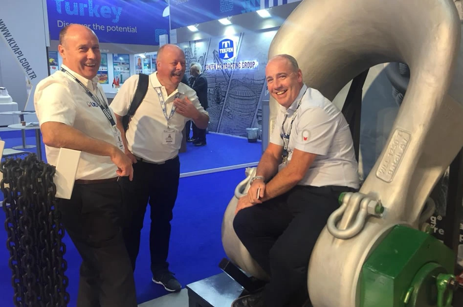 Liftek product display ADIPEC 2018