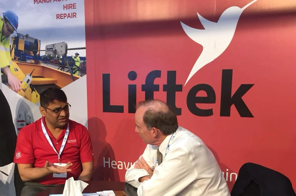 Liftek team ADIPEC 2018 petroleum exhibition