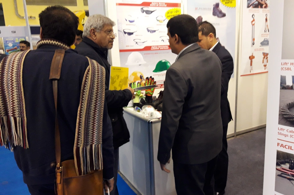 Liftek staff interacting visitors EGYPS 2017