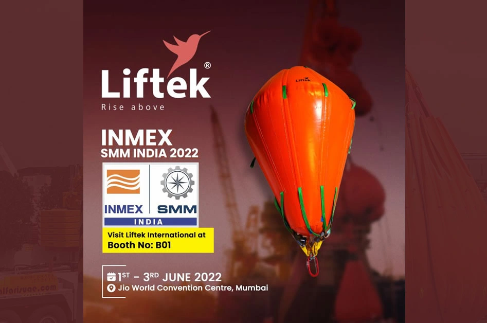 Liftek stand at INMEX SMM India 2022 maritime exhibition