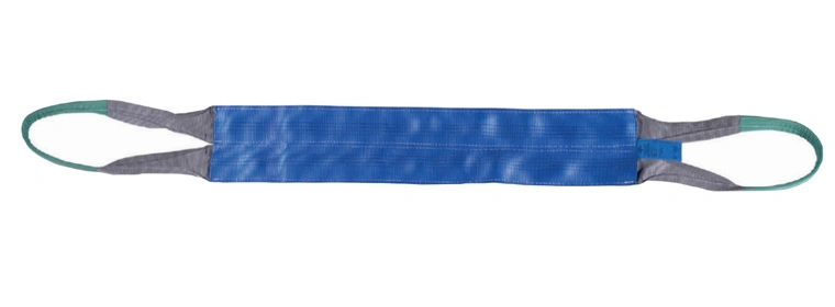 Extra wide polyester webbing sling designed for lifting