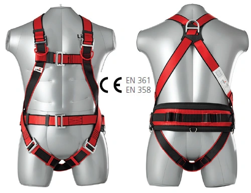 Full body safety harness with reflector webbing  certified