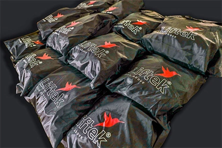 Full body safety harness and accessories packed in liftek bags