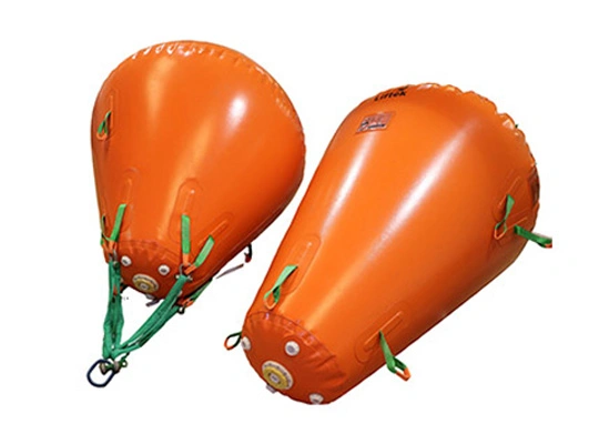 Fully enclosed subsea airlift bags for deep sea