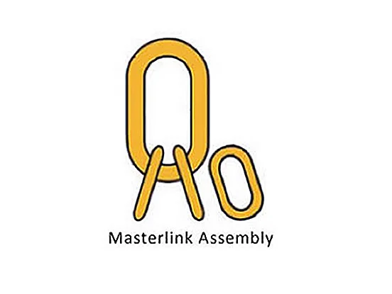 Grade 80 connecting link for chain sling assemblies