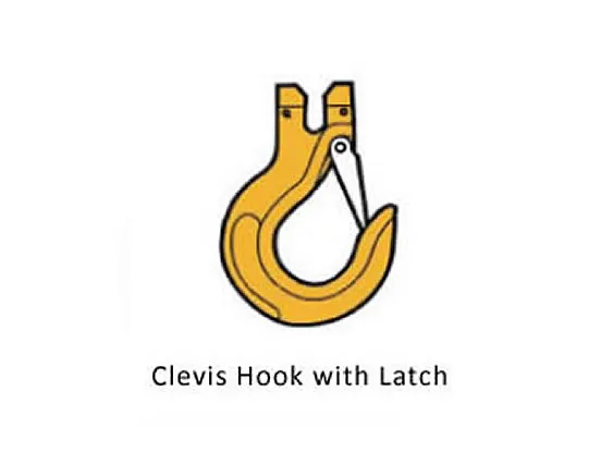 Grade 80 safety latch hook for secure chain sling operations in UAE