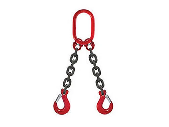 Grade 80 two leg chain sling balance lifting