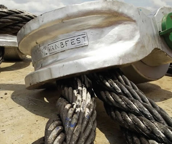 Green pin shackles for lifting rigging and secure load handling