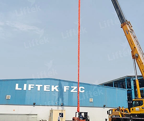 HMPE round slings for lifting and rigging applications