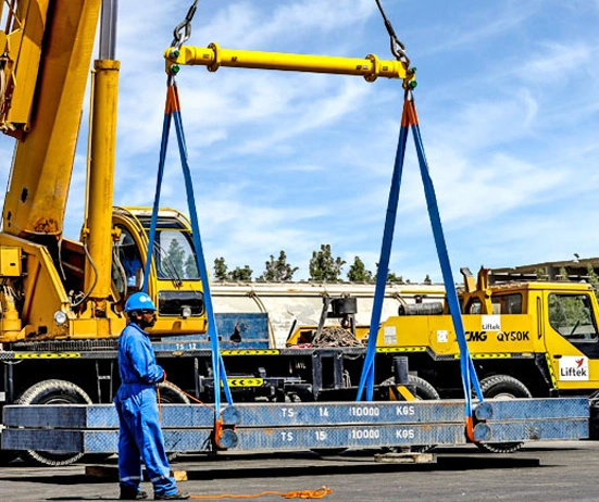 Modulift modular spreader beam for heavy lifting