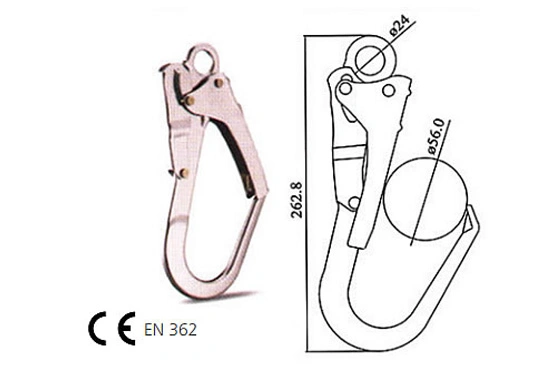LX02 rebar snap hook forged steel with certified