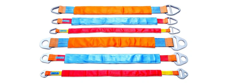 Durable flat d webbing sling for safe lifting operations