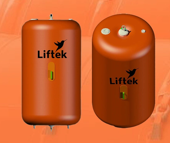 Single point buoyancy pod for underwater