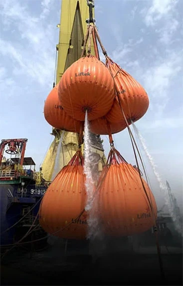 Successful load testing projects with water bags and lifting solutions in Dubai