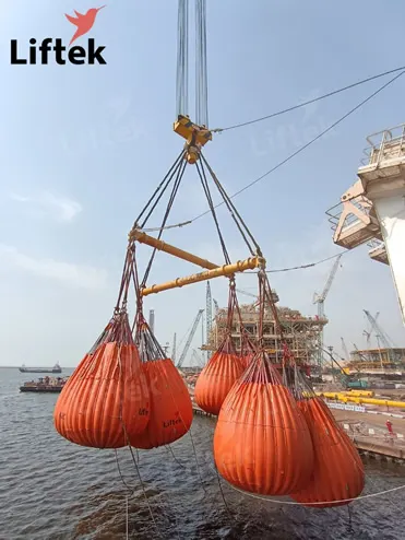 Safe and precise 1130t load testing using cable laid grommets and slings