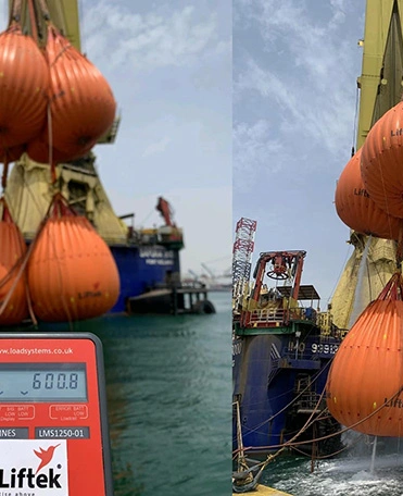 600MT load test Liftek team