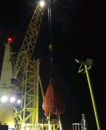 Heavy lifting 330MT offshore crane UAE