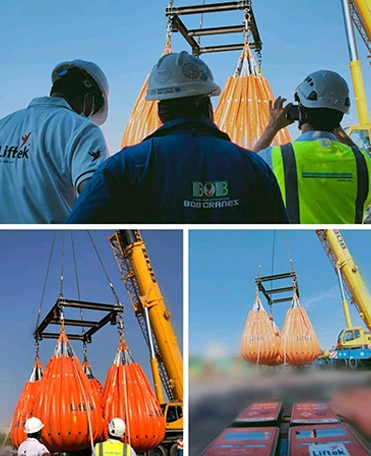 Heavy lifting frame load test UAE