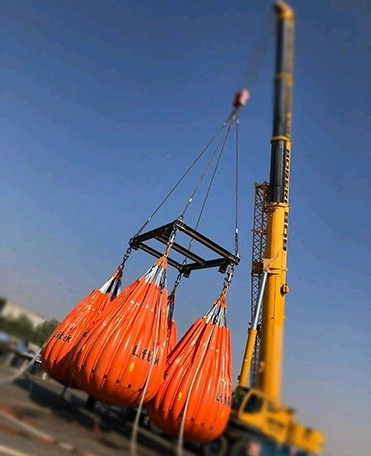Lifting frame crane test UAE Liftek