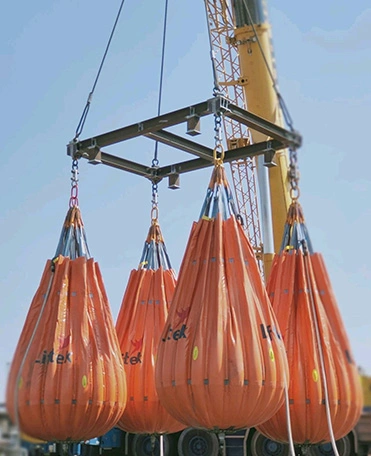 Lifting frame load test UAE conducted by Liftek