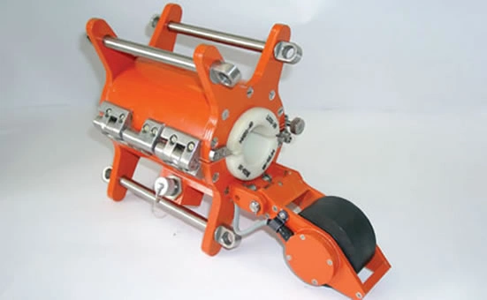 Wire rope inspection tool isolated