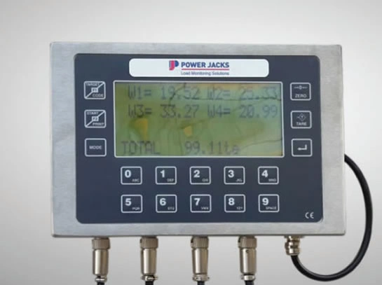 Digital load monitoring display unit
